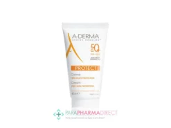 A Derma A-Derma Protect SPF50+ Crème Très Haute Protection Solaire Sans Parfum 40ml
