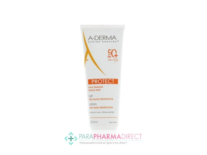 A Derma A-Derma Protect SPF50+ Lait Très Haute Protection Solaire 250ml 1 A Derma A-Derma Protect SPF50+ Lait Très Haute Protection Solaire 250ml