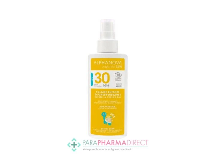 Alphanova Sun Solaire Enfant Ecoresponsable SPF30 BIO 125g 1 Alphanova Sun Solaire Enfant Ecoresponsable SPF30 BIO 125g