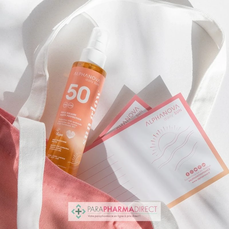 Alphanova Daily Sun Huile Solaire Haute Protection SPF50 125ml 2 Alphanova Daily Sun Huile Solaire Haute Protection SPF50 125ml – Image 2