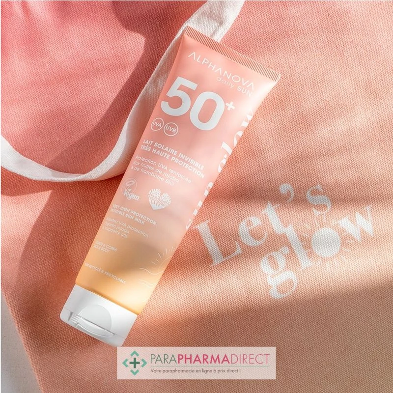 Alphanova Daily Sun Lait Solaire Invisible Très Haute Protection SPF50+ 150ml 2 Alphanova Daily Sun Lait Solaire Invisible Très Haute Protection SPF50+ 150ml – Image 2