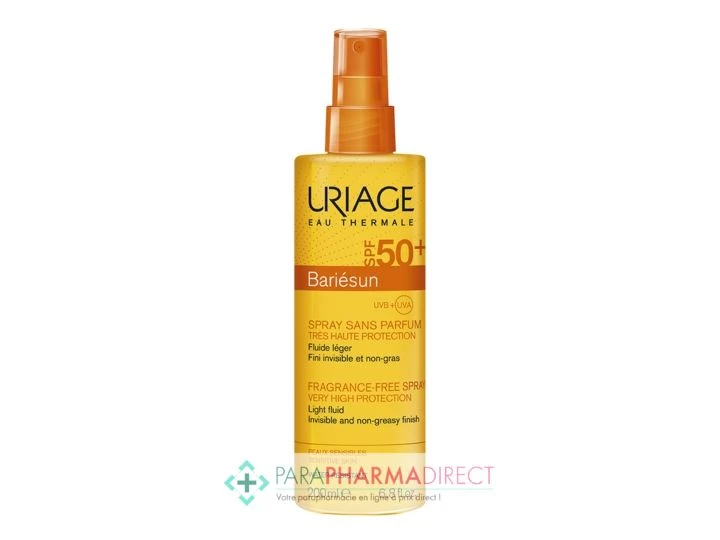 Uriage Bariésun Spray Solaire Sans Parfum SPF50+ 200ml 1 Uriage Bariésun Spray Solaire Sans Parfum SPF50+ 200ml