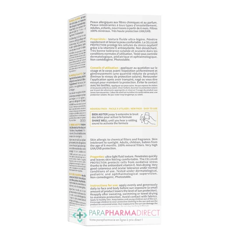 Bioderma Photoderm Mineral Fluide SPF50+ - Non Parfumé - Peaux Allergiques Aux Filtres Chimiques 75g 4 Bioderma Photoderm Mineral Fluide SPF50+ - Non Parfumé - Peaux Allergiques Aux Filtres Chimiques 75g – Image 4