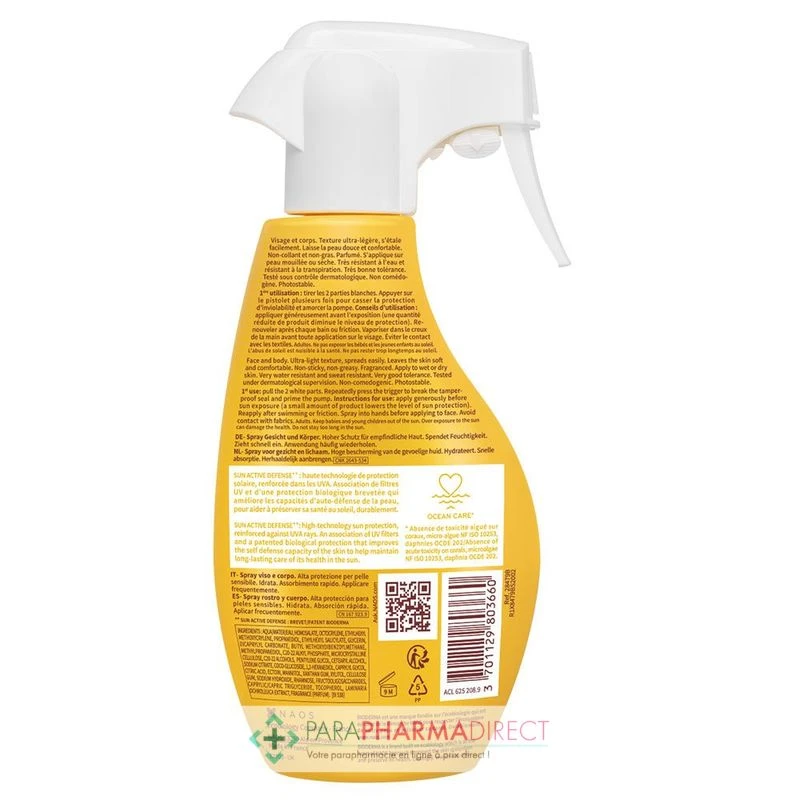 Bioderma Photoderm Spray SPF30 - Peaux Sensibles 400ml 2 Bioderma Photoderm Spray SPF30 - Peaux Sensibles 400ml – Image 2