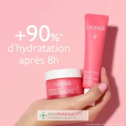 Caudalie Vinosource-Hydra - Crème S.O.S Hydratation Intense 40ml -Mekup Skincare Magasin caudalie vinosource hydra creme s o s hydratation intense 40ml caudalie cremes de jour 3 64d24250694ff