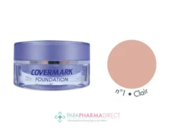 Covermark Foundation Fond De Teint Maquillage Camouflage Imperméable N°01 Clair 15ml