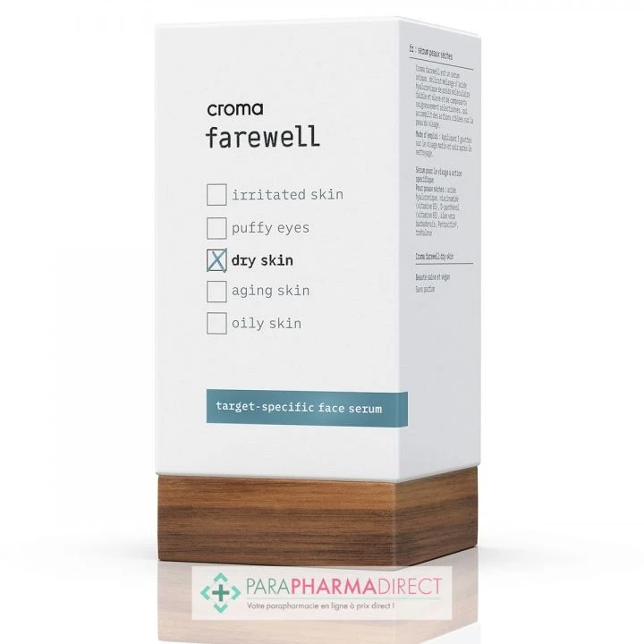 Croma Farewell - Dry Skin - Sérum Peaux Sèches 30 Ml 1 Croma Farewell - Dry Skin - Sérum Peaux Sèches 30 Ml