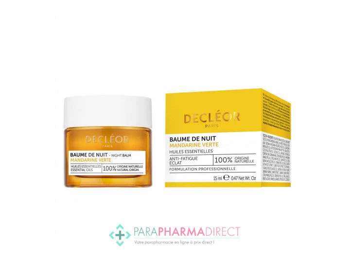 DECLÉOR Decléor Mandarine Verte Eclat Baume De Nuit Anti-Fatigue Régénérant 15ml 1 DECLÉOR Decléor Mandarine Verte Eclat Baume De Nuit Anti-Fatigue Régénérant 15ml