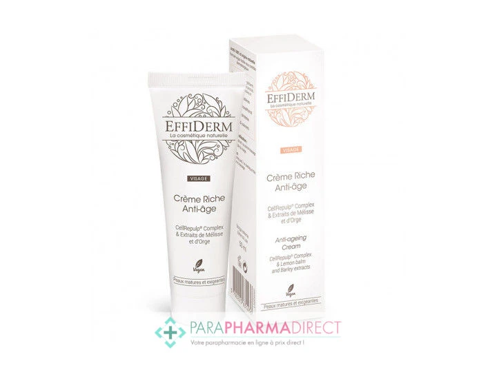 Effiderm Crème Riche Anti-Age 50ml 1 Effiderm Crème Riche Anti-Age 50ml