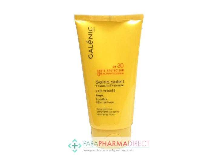 Galénic Soins Soleil Lait Velouté Corps SPF30 150ml 1 Galénic Soins Soleil Lait Velouté Corps SPF30 150ml