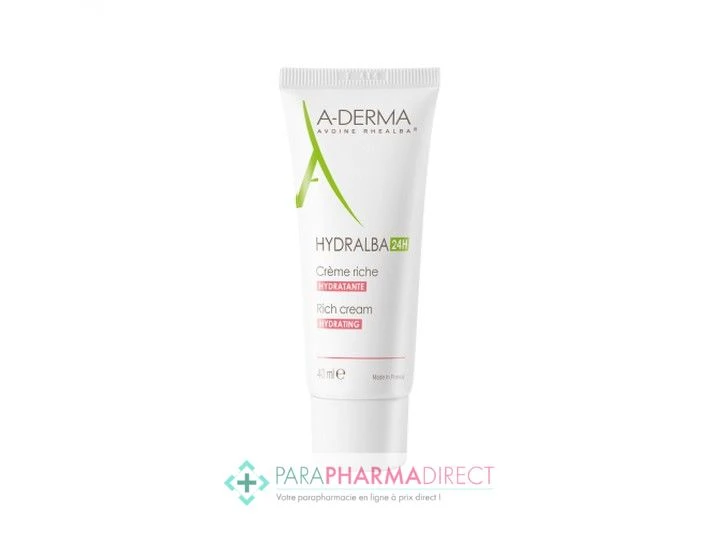 A Derma A-Derma Hydralba 24H Crème Riche Hydratante 40ml 1 A Derma A-Derma Hydralba 24H Crème Riche Hydratante 40ml