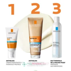 LA ROCHE-POSAY La Roche Posay Anthelios - SPF30 - Crème Hydratante 50ml 11 LA ROCHE-POSAY La Roche Posay Anthelios - SPF30 - Crème Hydratante 50ml -Mekup Skincare Magasin la roche posay anthelios ultra spf 30 creme parfumee la roche posay protection visage 6 64c24779636c2