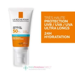 LA ROCHE-POSAY La Roche Posay Anthelios UVmune 400 - SPF50+ - Crème Hydratante - Sans Parfum 50ml 8 LA ROCHE-POSAY La Roche Posay Anthelios UVmune 400 - SPF50+ - Crème Hydratante - Sans Parfum 50ml -Mekup Skincare Magasin la roche posay anthelios uvmune 400 creme sans parfum la roche posay protection visage 3 64c25443a9a2e