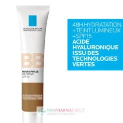 LA ROCHE-POSAY La Roche Posay Hydraphase HA BB Crème SPF15 - Teinte Foncée 40ml 8 LA ROCHE-POSAY La Roche Posay Hydraphase HA BB Crème SPF15 - Teinte Foncée 40ml -Mekup Skincare Magasin la roche posay hydraphase ha bb creme spf15 teinte foncee 50ml la roche posay correcteur de teint 4 64da28fcbf99f