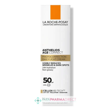 LA ROCHE-POSAY La Roche Posay Anthelios Age Correct - SPF50 - Photocorrection - Soin Quotidien 50ml 2 LA ROCHE-POSAY La Roche Posay Anthelios Age Correct - SPF50 - Photocorrection - Soin Quotidien 50ml – Image 2