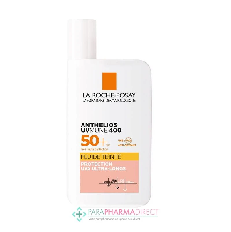 LA ROCHE-POSAY La Roche Posay Anthelios UVmune 400 - SPF50+ - Fluide Teinté 50ml 1 LA ROCHE-POSAY La Roche Posay Anthelios UVmune 400 - SPF50+ - Fluide Teinté 50ml