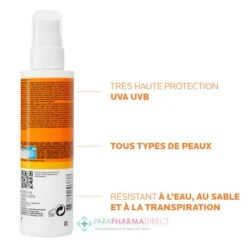 LA ROCHE-POSAY La Roche Posay Anthelios - SPF50+ - Spray Invisible 200ml 10 LA ROCHE-POSAY La Roche Posay Anthelios - SPF50+ - Spray Invisible 200ml -Mekup Skincare Magasin la roche posay solaire anthelios spf50 spray invisible tres haute protection 200 la roche posay protection corps 5 64c24eada0e1f