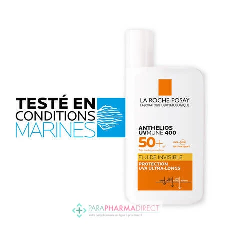 LA ROCHE-POSAY La Roche Posay Anthelios UVmune 400 - SPF50+ - Fluide Invisible - Avec Parfum 50ml 5 LA ROCHE-POSAY La Roche Posay Anthelios UVmune 400 - SPF50+ - Fluide Invisible - Avec Parfum 50ml – Image 5