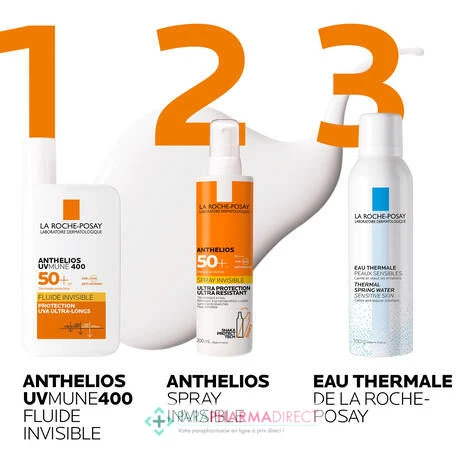 LA ROCHE-POSAY La Roche Posay Anthelios UVmune 400 - SPF50+ - Fluide Invisible - Avec Parfum 50ml 6 LA ROCHE-POSAY La Roche Posay Anthelios UVmune 400 - SPF50+ - Fluide Invisible - Avec Parfum 50ml – Image 6