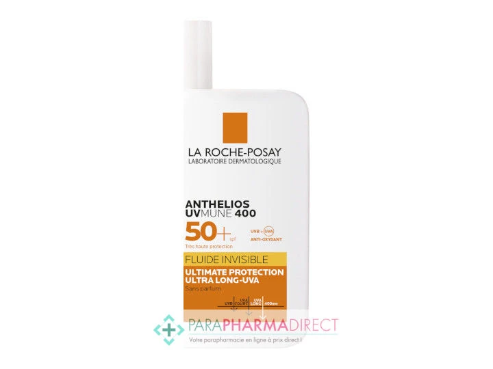 LA ROCHE-POSAY La Roche Posay Anthelios UVmune 400 - SPF50+ - Fluide Invisible - Sans Parfum 50ml 1 LA ROCHE-POSAY La Roche Posay Anthelios UVmune 400 - SPF50+ - Fluide Invisible - Sans Parfum 50ml