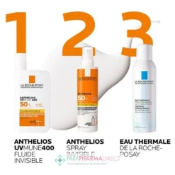 LA ROCHE-POSAY La Roche Posay Anthelios UVmune 400 - SPF50+ - Fluide Invisible - Sans Parfum 50ml 9 LA ROCHE-POSAY La Roche Posay Anthelios UVmune 400 - SPF50+ - Fluide Invisible - Sans Parfum 50ml -Mekup Skincare Magasin la roche posay solaire anthelios uvmune 400 fluide sans parfum la roche posay protection visage 5 64c252df37766