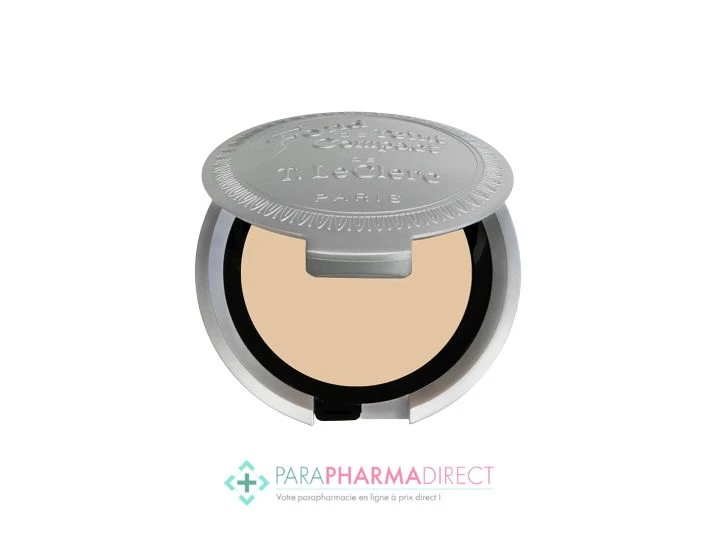 T.Leclerc Fond De Teint Compact Crème 01 Chair Naturel 1 T.Leclerc Fond De Teint Compact Crème 01 Chair Naturel