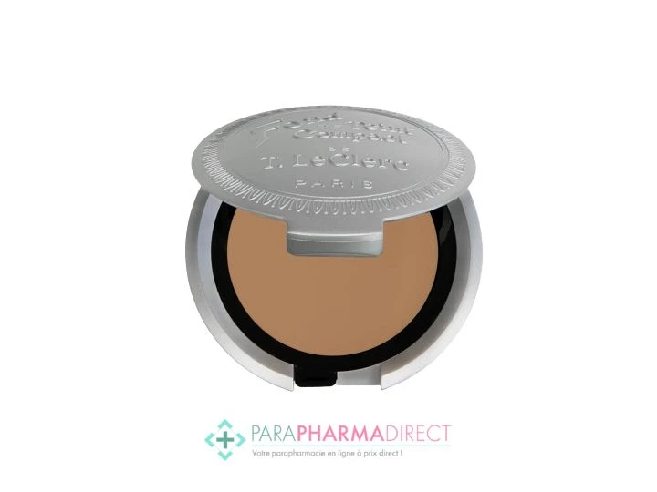 T.Leclerc Fond De Teint Compact Crème 04 Praline Naturel 1 T.Leclerc Fond De Teint Compact Crème 04 Praline Naturel