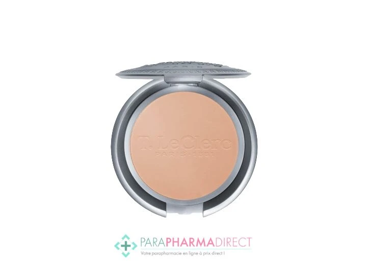 T.LeClerc Poudre Compacte Dermophile 07 Ambré 10g 1 T.LeClerc Poudre Compacte Dermophile 07 Ambré 10g