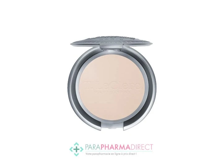 T.LeClerc Poudre Compacte Dermophile 15 Ivoire 10g 1 T.LeClerc Poudre Compacte Dermophile 15 Ivoire 10g