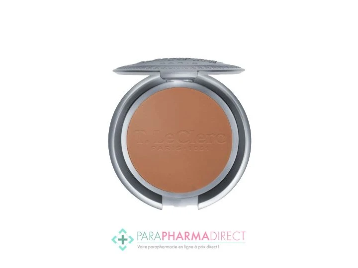 T.LeClerc Poudre Compacte Dermophile 18 Soleil 10g 1 T.LeClerc Poudre Compacte Dermophile 18 Soleil 10g