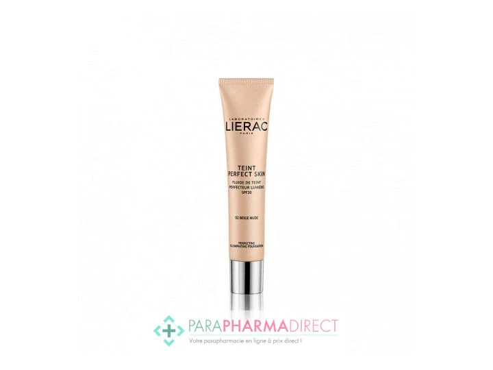 Lierac Teint Perfect Skin Fluide De Teint Perfecteur Lumière SPF20 02 Beige Nude 30ml 1 Lierac Teint Perfect Skin Fluide De Teint Perfecteur Lumière SPF20 02 Beige Nude 30ml