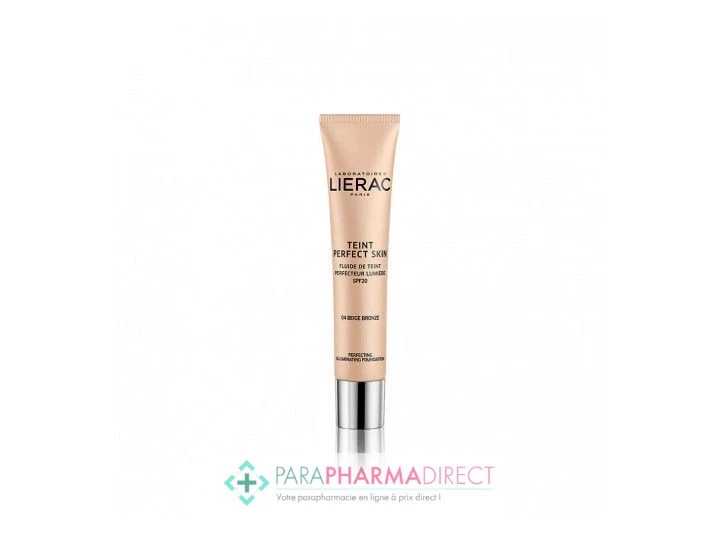 Lierac Teint Perfect Skin Fluide De Teint Perfecteur Lumière SPF20 04 Beige Bronze 30ml 1 Lierac Teint Perfect Skin Fluide De Teint Perfecteur Lumière SPF20 04 Beige Bronze 30ml