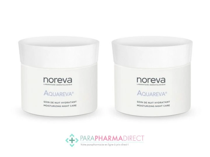Noreva Aquareva Soin De Nuit Hydratant Peaux Déshydratées 2x50ml 1 Noreva Aquareva Soin De Nuit Hydratant Peaux Déshydratées 2x50ml