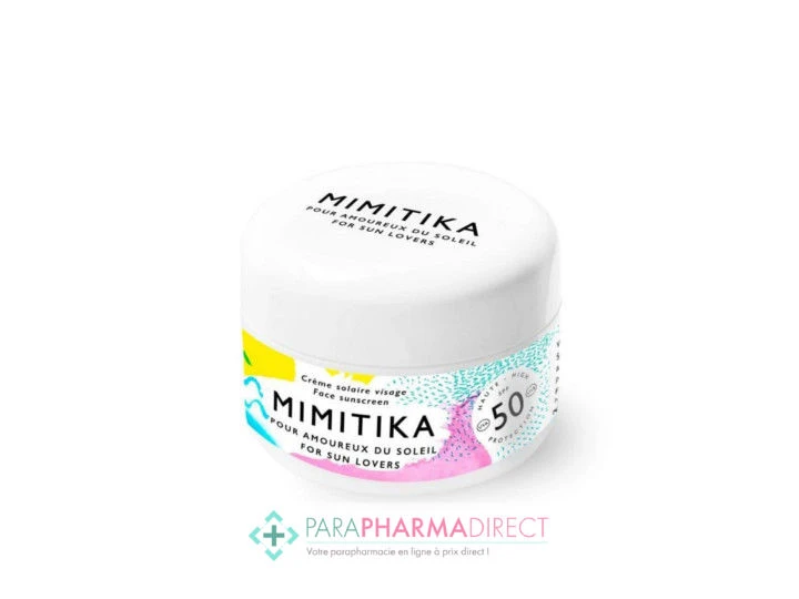 Mimitika Crème Solaire Protectrice Visage SPF50 50ml 1 Mimitika Crème Solaire Protectrice Visage SPF50 50ml