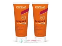 Noreva Bergasol Expert SPF50 Crème Minérale 2x40ml