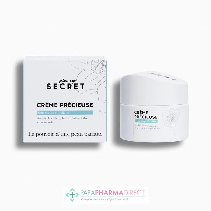 Pin Up Secret Crème Précieuse - Soin Visage Clarifiant 50 Ml 2 Pin Up Secret Crème Précieuse - Soin Visage Clarifiant 50 Ml – Image 2