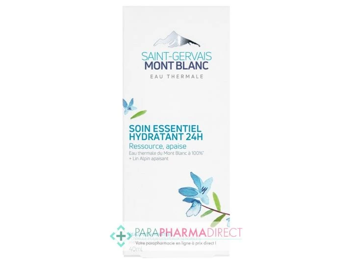 Saint-Gervais Mont Blanc - Soin Essentiel Hydratant 24H 40 Ml 2 Saint-Gervais Mont Blanc - Soin Essentiel Hydratant 24H 40 Ml – Image 2
