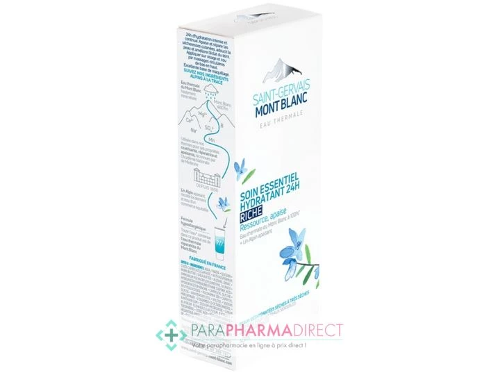 Saint-Gervais Mont Blanc - Soin Essentiel Hydratant 24H Riche 40 Ml 3 Saint-Gervais Mont Blanc - Soin Essentiel Hydratant 24H Riche 40 Ml – Image 3