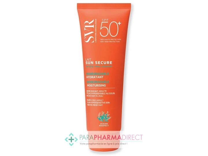 SVR Sun Secure SPF50+ Lait Solaire Biodégradable Hydratant 250 Ml 1 SVR Sun Secure SPF50+ Lait Solaire Biodégradable Hydratant 250 Ml