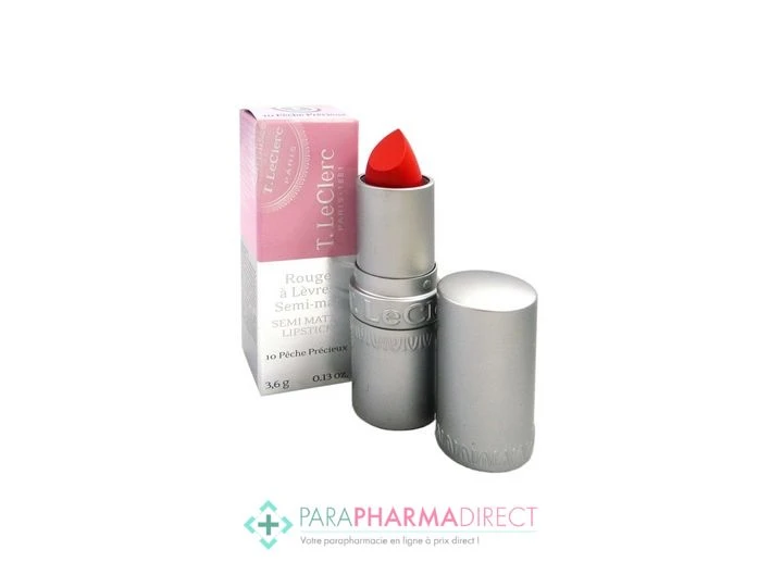 T.LeClerc Rouge à Lèvres Semi-mat 10 Pêche Précieux 1 T.LeClerc Rouge à Lèvres Semi-mat 10 Pêche Précieux