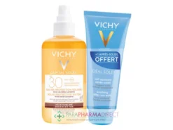 Vichy Capital Soleil SPF30 Eau De Protection Solaire Hâle Sublimé 200ml + Après Soleil 100ml OFFERT