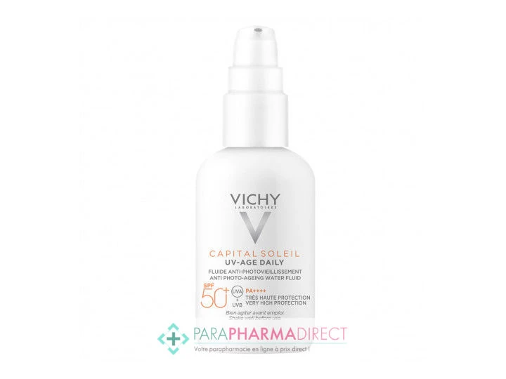 Vichy Capital Soleil SPF50+ UV-Age Daily Haute Protection UV Et Prévention Anti-âge 40ml 1 Vichy Capital Soleil SPF50+ UV-Age Daily Haute Protection UV Et Prévention Anti-âge 40ml