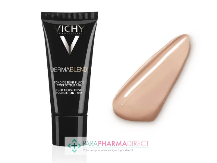 Vichy Dermablend Fond De Teint Fluide Correcteur 30 Beige 30ml 1 Vichy Dermablend Fond De Teint Fluide Correcteur 30 Beige 30ml
