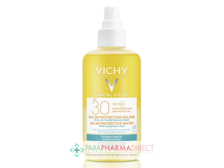 Vichy Capital Soleil SPF30 Eau De Protection Solaire Hydratant à L'Acide Hyaluronique 200ml 1 Vichy Capital Soleil SPF30 Eau De Protection Solaire Hydratant à L'Acide Hyaluronique 200ml