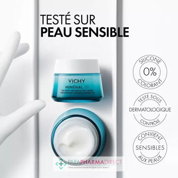 Vichy Minéral 89 Crème Boost Hydratation 50ml 6 Vichy Minéral 89 Crème Boost Hydratation 50ml – Image 6