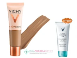 Vichy MineralBlend Fond De Teint Hydratant Teint Frais Tenue 16H Teinte 18 Copper 30ml + Démaquillant 3en1 100ml OFFERT